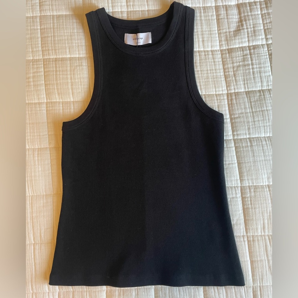 soldout.nyc ‘Not So Basic Tank’, black, NWT.
